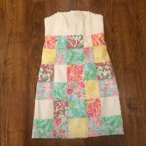 Lilly Pulitzer strapless Franco Dress